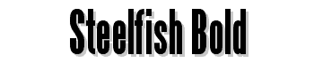 Steelfish-Bold font